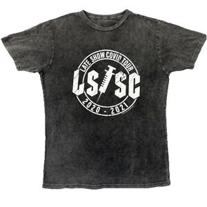 Late Show Stephen Colbert Graphic T-Shirt Men M Covid Tour 2020 2021 Retro Style